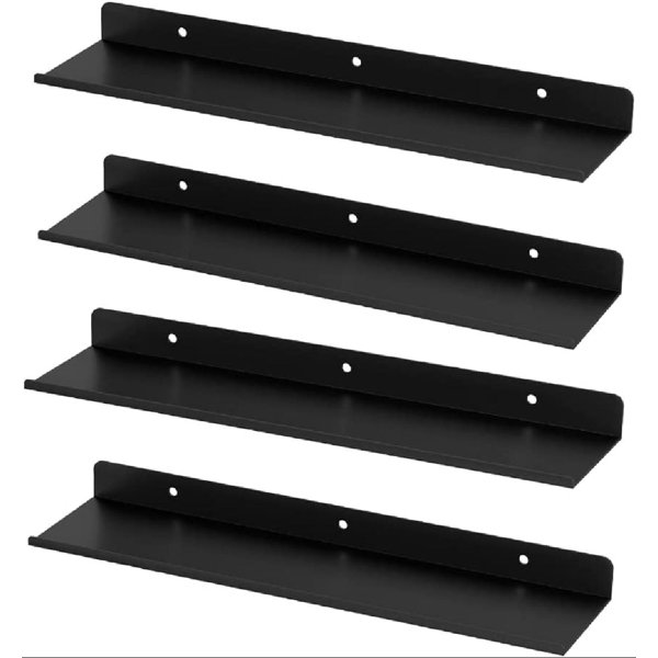 Latitude Run® 4 Piece Metal Floating Shelf Wayfair